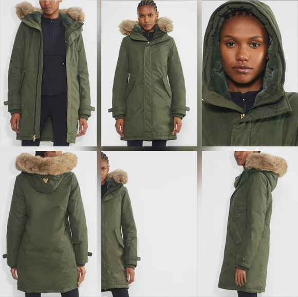 🇨🇦 Aritzia TNA Charcoal Grey Aspen Parka Coat - Picture 12 of 14